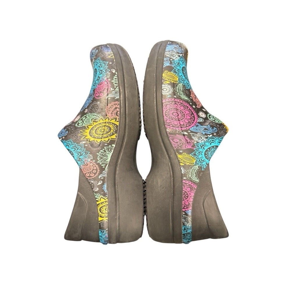 Womens Comfort Crocs Size 9 Neira Pro‎ II  Slip Resistant Work Clogs Mandala - Picture 4 of 7